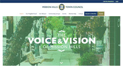 Desktop Screenshot of missionhillstowncouncil.org